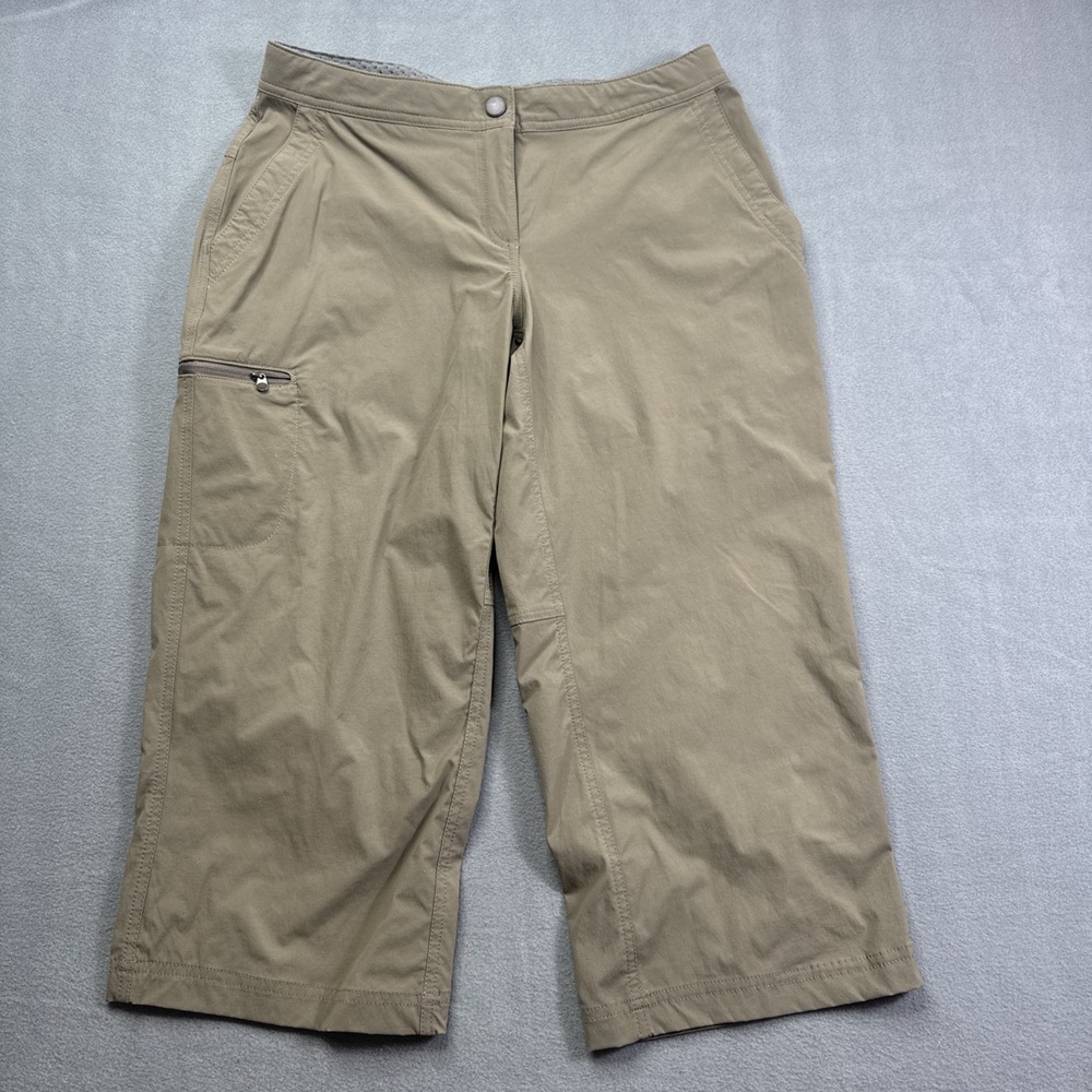 LL Bean Capri Hiking Pant Size 6P Outdoors Camping Nylon Utility 517127 Stretch